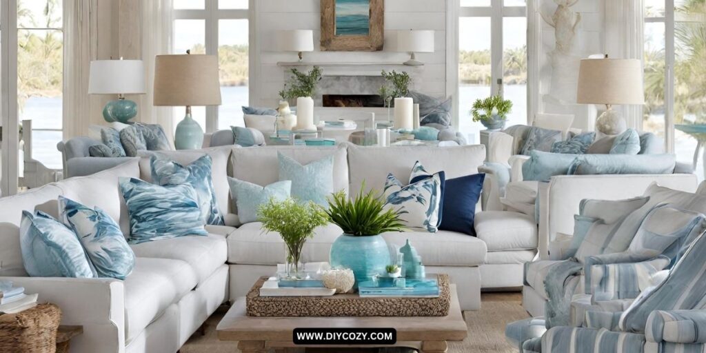 Image showcasing Transform Your Space with These 13 Breathtaking Coastal Living Room ...