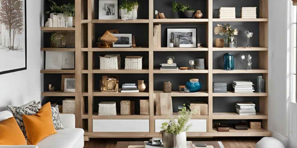 View of 21 Elegant Built-In Shelves Ideas For The Living Room - DIYCozy: Nails ...