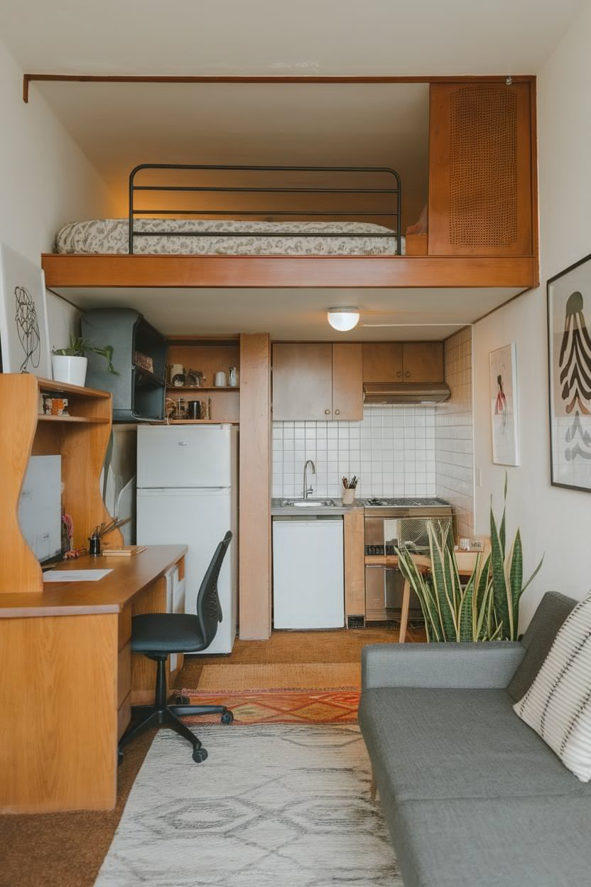 25 Studio Apartment Layout Ideas (Space-Savvy Living) - DIYCozy: Nails ...