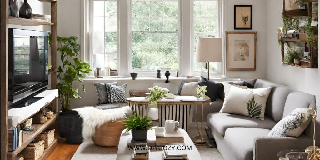 20 Small Living Room Ideas For A Cozy & Spacious Feel - DIYCozy: Nails ...