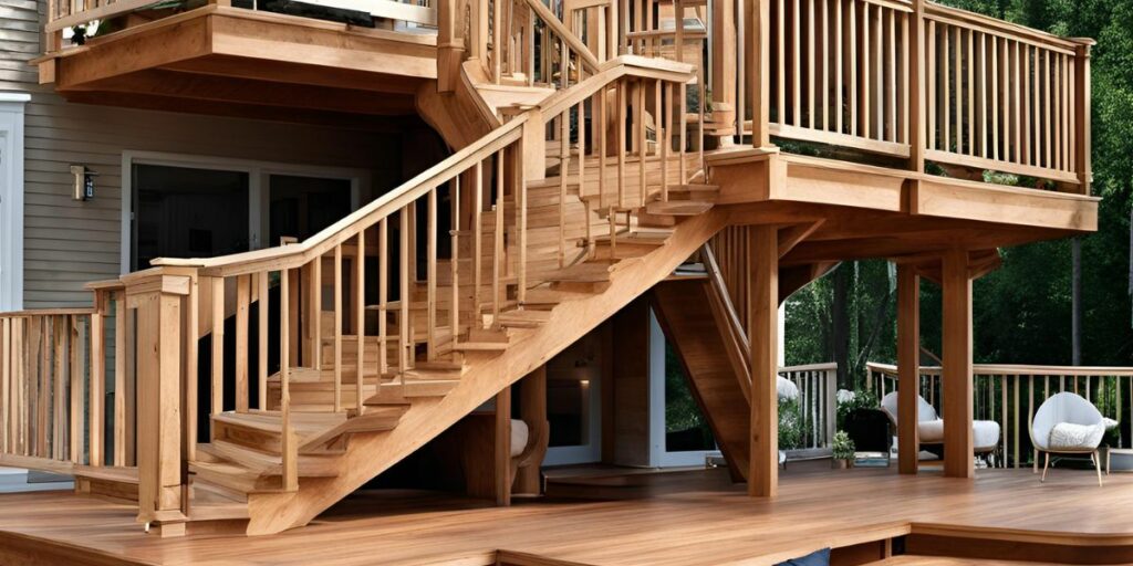 12 Deck Stairs Ideas - DIYCozy: Nails, Decor, DIY, Gardening, Holidays