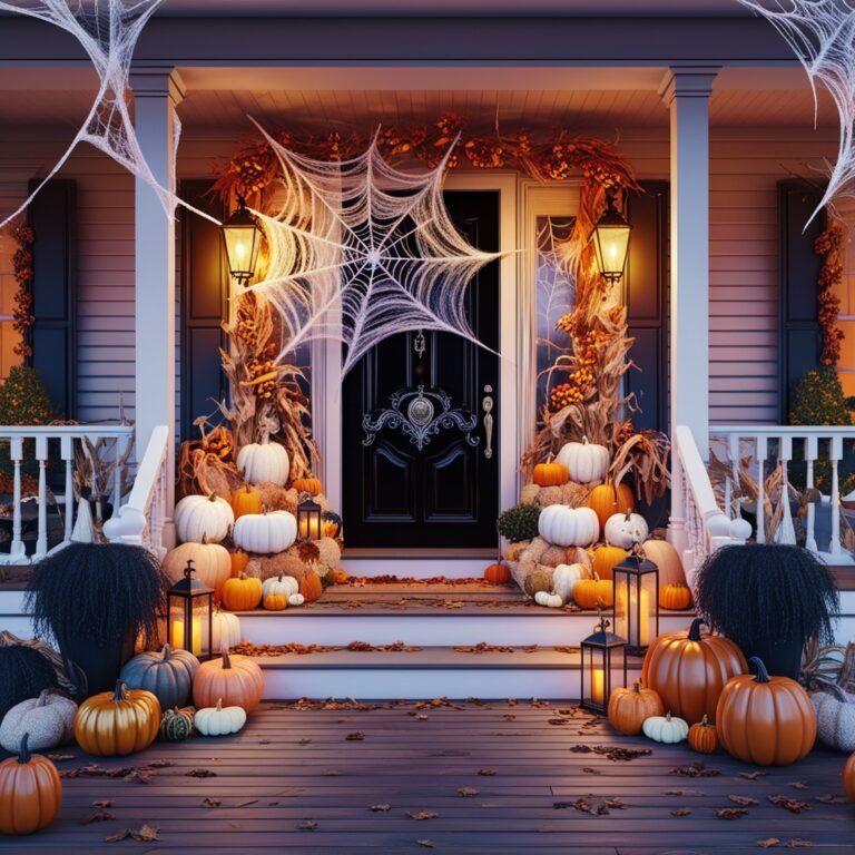 17 Halloween Front Porch Decor Ideas