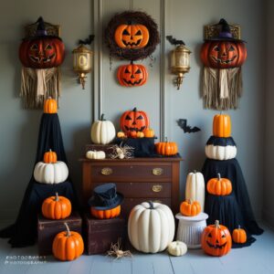 43 Vintage Halloween Decorations Ideas - DIYCozy: Nails, Decor, DIY, Gardening, Holidays