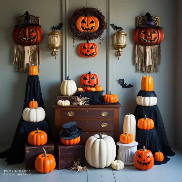 43 Vintage Halloween Decorations Ideas