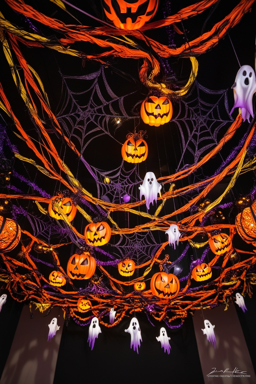 Halloween Ceiling Decor Ideas