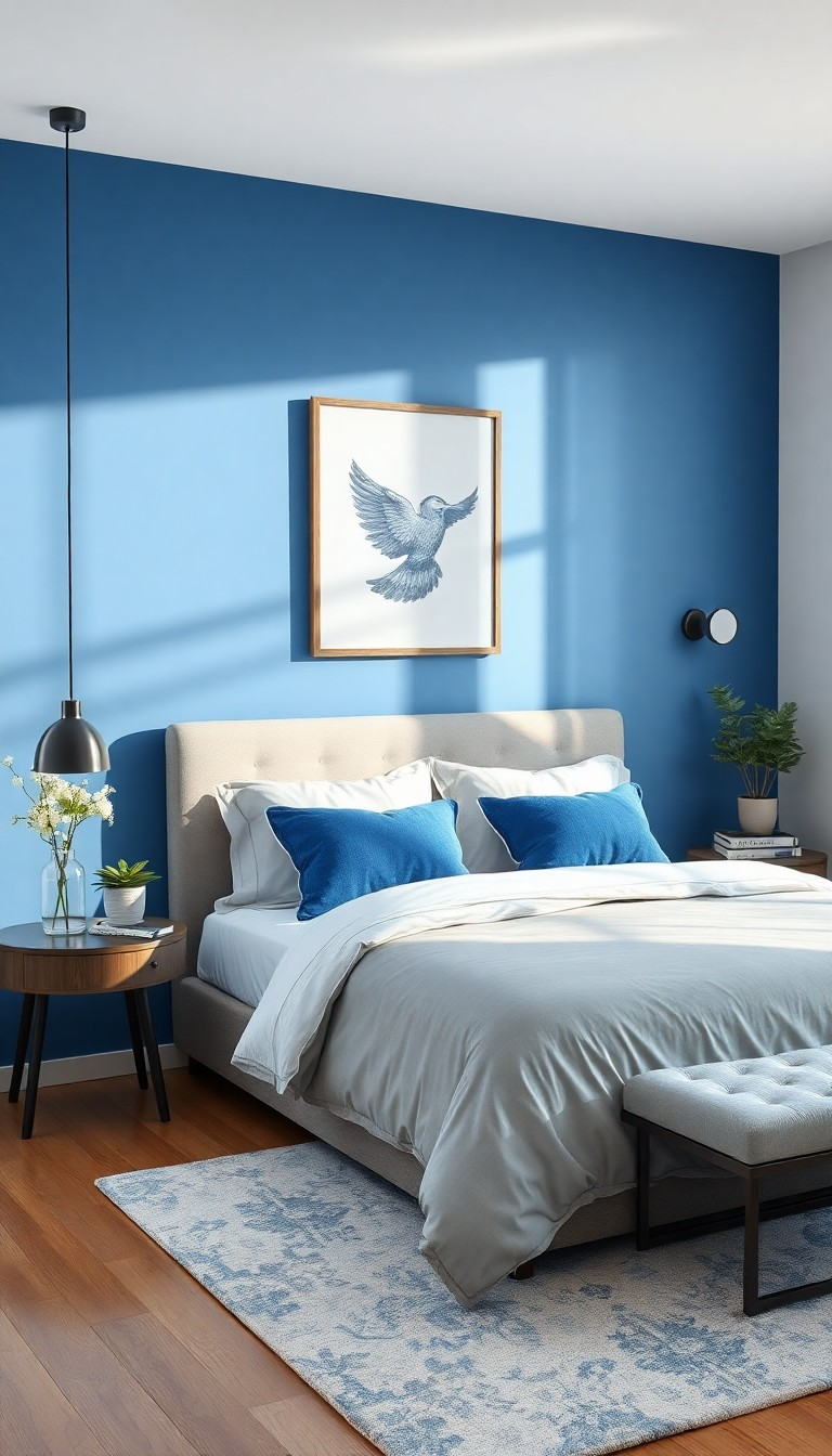 25 Blue Bedroom Ideas for a Calming Haven - DIYCozy: Nails, Decor, DIY ...