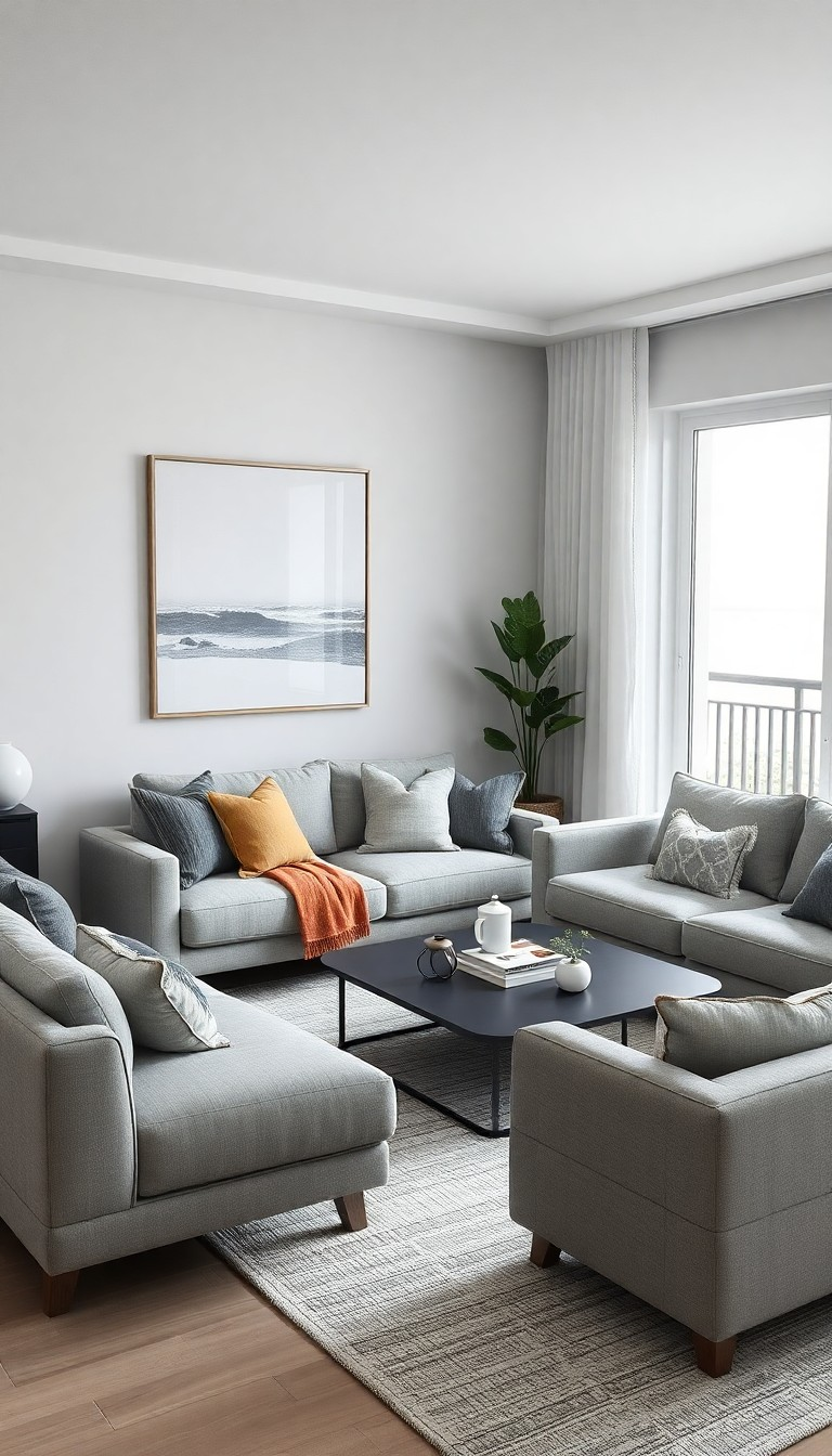 19 Grey Couch Living Room Ideas for a Unique Home Aesthetic - DIYCozy: Nails, Decor, DIY ...