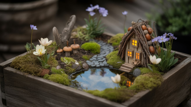 21 Miniature Fairy Garden Ideas